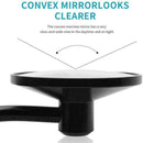 Universal Handle Bar End Round Rear View Side Mirrors 7/8" Black Motorcycle B5L7