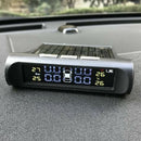 Car TPMS LCD Tire Pressure Monitor System w/4 External Sensor Battery Powered