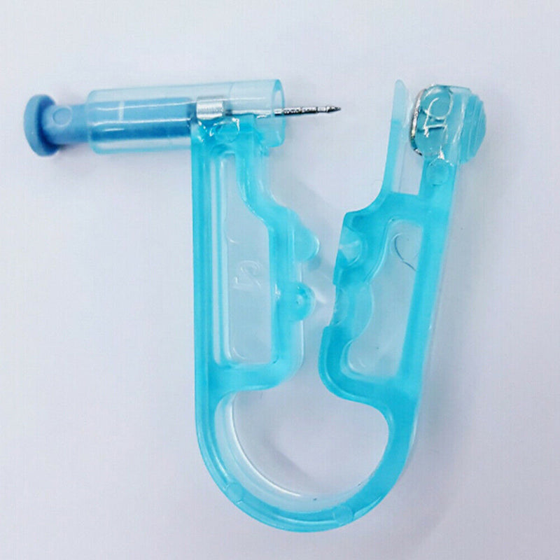 2Pc/Set Disposable Ear Nail Gun Piercing Gun With Ear Stud Disinfection Table SP