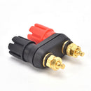 Dual Female Banana Plug Terminal Binding Post for Speaker Amplifier Useful Z BX