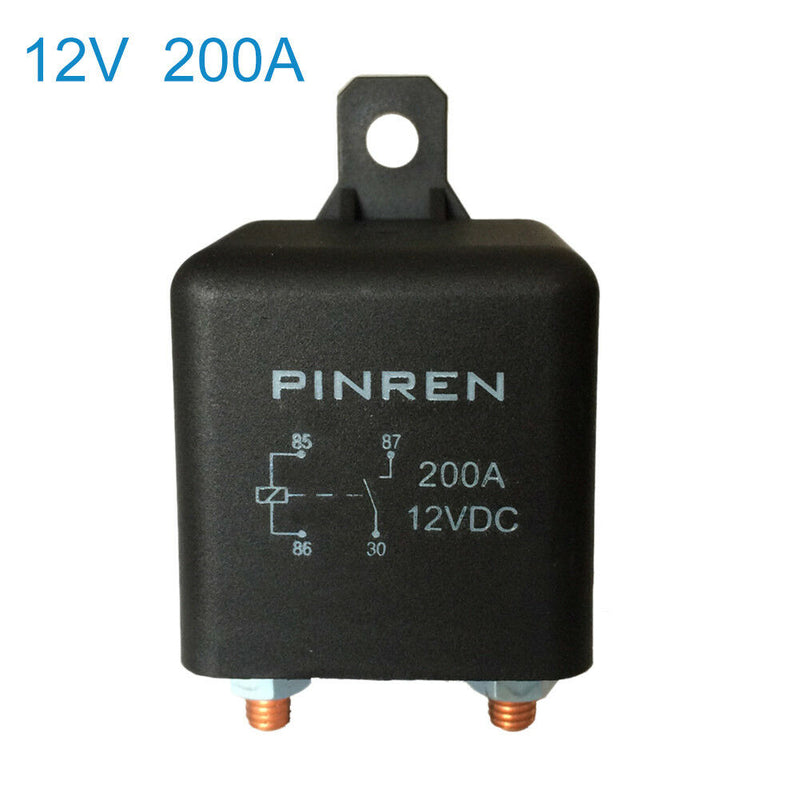 12V DC 200A Car Relay Truck Motor Continuous Automotive Switch High Power