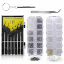 Eyeglass Repair Kit,Eyeglasses Sunglasses Repair Kit With 1100 Pcs Glasses