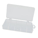 Fishing Tackle Box Lightweight Fishing Lure Storage Impact W/ 5 Grids Clear