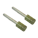 2 Pieces 10mm Diamond Grinding Heads Rotary Tool for Grinder Drill, DIY