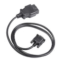 16 Pin OBD2 Male to 9-pin Serial Port to Interface Diagnostic Cable Adapter