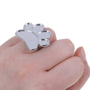 Nail Art Metal Finger Ring Palette Color Painting Pigment Holder nail art ToMO
