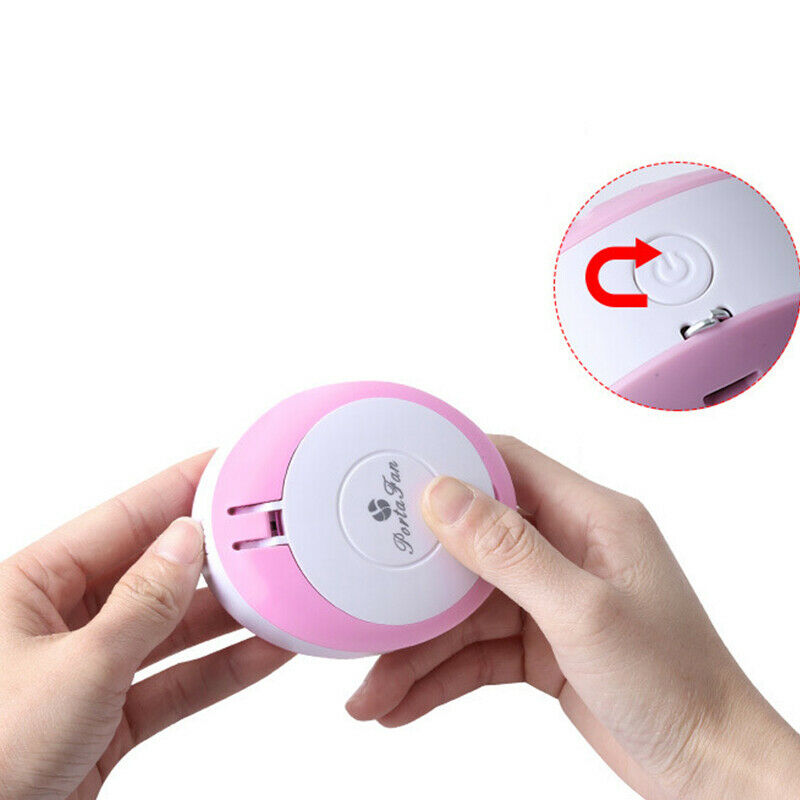 Women'S Grafting Eyelash Magic Eyelash Mirror Hair Dryer Mini Usb Charging  O6Q5