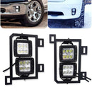 LED Fog Light Front-Hidden Bumper Mounting Brackets for Dodge Ram 1500 2013