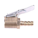 6mm Brass Car Truck Tire Inflator Air Valve Connector Clip-on Air Chuck A