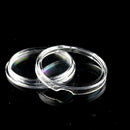 10X 23mm Applied Clear Round Cases Coin Storage Capsules Holder Plastic New