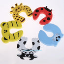 10pcs Children Baby Finger Safety Cartoon Animal U-Shape EVA Door Stopper Clip