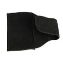 Black Faux Leather Chalk Holder Pouch with Clip Pool Billiards Snooker Cue