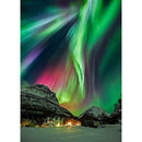 5D DIY Full Drill Diamond Painting Aurora Scenery Embroidery Work (08)