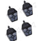 4 Pcs Solar Powered Outdoor Garden Fence Wall Light LED Outdoor Garden Lamp