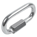 Stainless Steel Screw Gate Rock Lock Climbing Gear Carabiner 6MM Z6A9