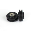 4PCS Wheel Rail Sliding Gate Roller Hardware Sliding Wardrobe Door Roller W