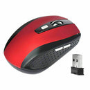 2.4GHz Wireless 2400DPI Cordless Optical Mouse Mice Receiver Laptop For PC G5O6