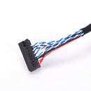 FIX-30Pin 2ch 6bit LVDS Cable for 15inch~19inch LCD Panel 6 Bits 25cm/250mm JCï¼D