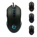 2X(Ergonomic Design Colorful Breathing Lights Wired High-End Advanced Gamin