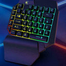 K15 One-handed Membrane Keyboard 39 Keys Backlit one-Hand New Keypad Gaming H1Z9