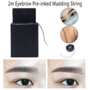 Pre-Inked Brow Mapping Strings Pigment String Microblading Eyebrow Dyeing Lin ME