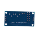 NE555 pulse generator square wave rectangular wave frequency duty cycle adj