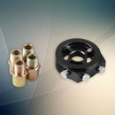 Oil Filter Block Adapter Sandwich Plate For Sensor Gauge Pressure Temperature