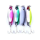 1pc Colorful Trout Spoon Metal Fishing Lures Spinner New B Bass Tackle B5K5 Y5V7