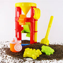 6 Pieces Beach Sand Toys Set - Sandbox Water Wheel Sandglass, Shovel and Animal