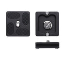 PU-40 Quick Release Plate J1 N1 Tripod Ball Head Arca Swiss w/ 1/4 inch Screw