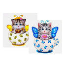 2pcs 5D Diamond Painting with Tool Embroidery Cartoon Cat Cross Craft Stitch