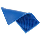 Heavy Duty Rubber Bar Mats Blue, 12 x 6 inch, Heat Resistant