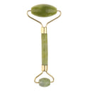 Double Rollers Jade Stone Massage Stick Wand - Rejuvenate Skin Firming for Face