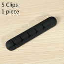 Cable Drop clip desk tidy organiser wire cord lead USB CHARGER HOLDER DIY HOT