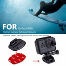 For GoPro HERO2x Helmet Adhesive Mounts Action Camera Curved Flat Holder Pads