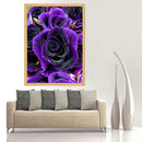 Flower 5D DIY Full Drill Round Diamond Painting Embroidery Kit Cross Stitch