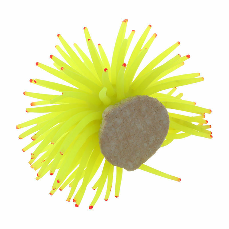 Silicone Aquarium Fish Tank Decor Artificial Coral Plant Underwater Decorat M4X1