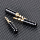 3set 3.5mm 3 Pole Stereo Male Repair Headphone headset Jack Plug Audio Soldering