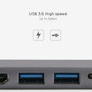 5 in 1 Type C Docking HUB Converter HDMI 2 USB 3.0 Gigabit LAN RJ45 Adapter