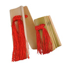2 Pieces Large and Small Handcrafted Hand Clappers Musical Instrument Percussion