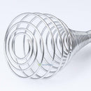 Stainless Steel Egg Beater Spring Coil Wire Whisk Hand Mixing Mixer Blender Tool