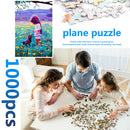 1000pcs DIY Garden Girl Dog Puzzle Educational Learning Assembling Toys