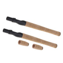 2 Set Cork Fishing Rod Handle Kit Reel Seat DIY Spinning Rod Repair Parts