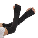 Summer Arm Warmers Fingerless Sun Protection Arm Warmers Bike Car Sleeve (B H4V7
