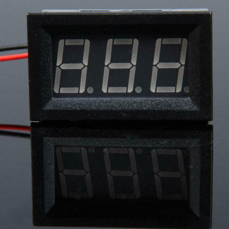 DC 3.0-30V Voltmeter Blue Light Mini Digital Display Panel Voltage Meter A