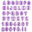 40x Alphabet Number Letter Fondant Cake Decoration Set Cutter Mould Set