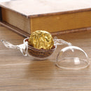 12pcs plastic candy shape round candy box wedding birthday party decoration BX