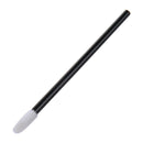 100 Count Disposable Lip Gloss Wands Applicators Thin Black Handle Flocked
