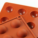 24 Cavity Mini Half Sphere Silicone Mold Cake Chocolate Jelly Handmade Tool