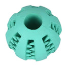 5cm Pet Toys Rubber Interactive Ball Dog Chew Tooth Cleaning(Lake Blue)